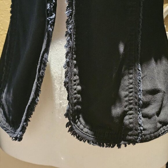 BKE Black S  Jacket Vintage Grunge Alternative Punk 1990's Y2K Steampunk Goth - Picture 8 of 15